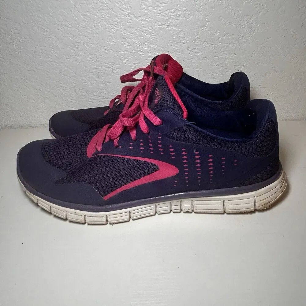 Womens DANSKIN NOW Purple w/ Pink Laces Athletic Shoes Size 11 Lightweight